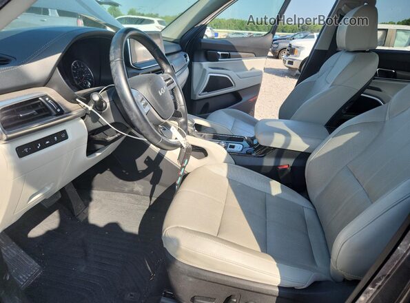 5XYP34HC9NG283530 2022 KIA TELLURIDE Gray Vista interior delantera
