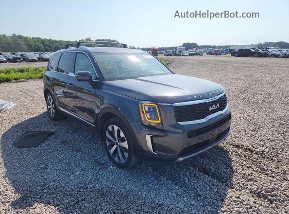 5XYP34HC9NG283530 2022 KIA TELLURIDE Gray Delantero derecho
