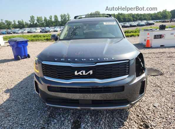 5XYP34HC9NG283530 2022 KIA TELLURIDE Gray Vista frontal