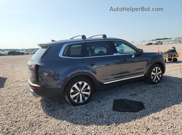 5XYP34HC9NG283530 2022 KIA TELLURIDE Gray Trasero derecho