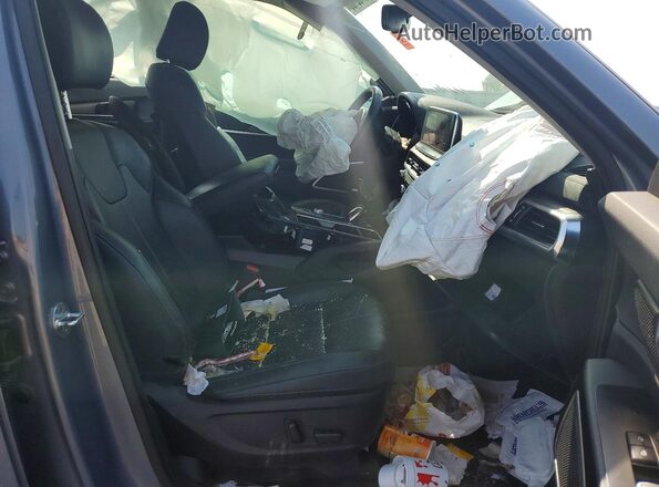 5XYP34HC9NG304022 2022 KIA TELLURIDE Серебряный Вид салона спереди