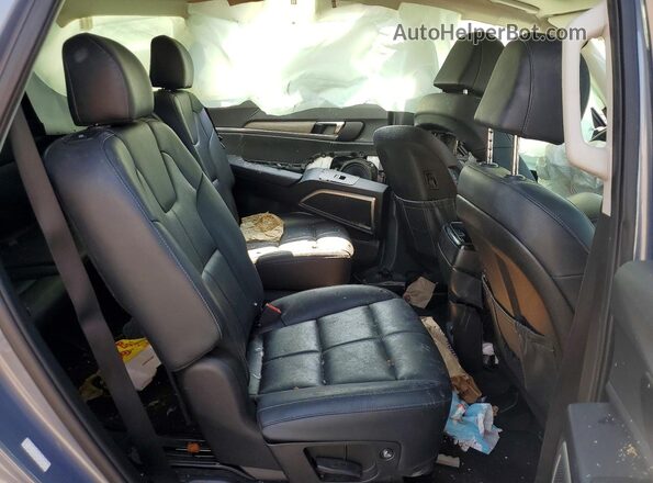5XYP34HC9NG304022 2022 KIA TELLURIDE Серебряный Вид задней части салона