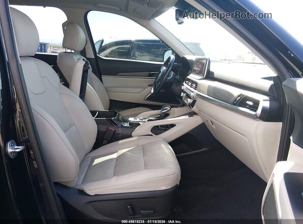 5XYP34HCXLG091014 2020 KIA TELLURIDE Black Вид салону спереду