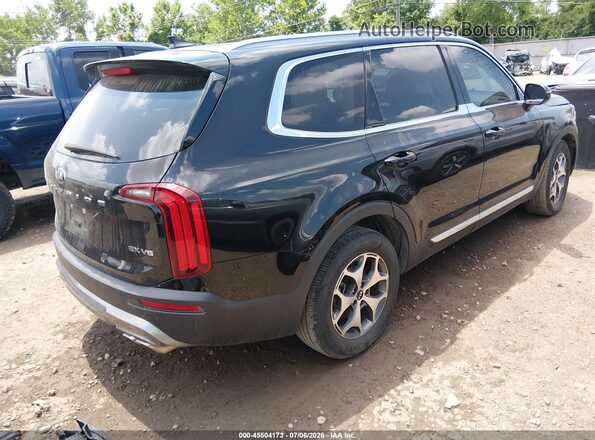 5XYP34HCXMG125809 2021 KIA TELLURIDE Черный Задняя правая четверть