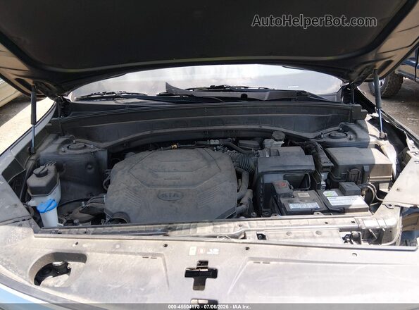 5XYP34HCXMG125809 2021 KIA TELLURIDE Черный Вид сзади