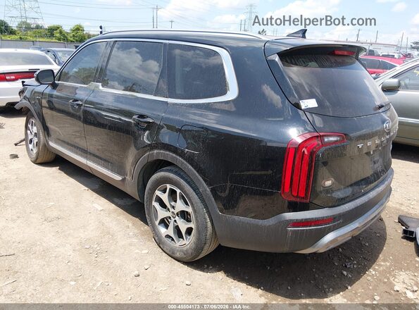 5XYP34HCXMG125809 2021 KIA TELLURIDE Черный Задняя левая четверть