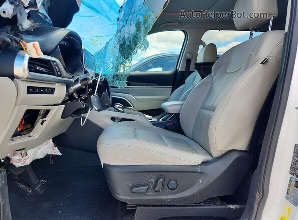5XYP34HCXMG161368 2021 KIA TELLURIDE White Vista interior delantera