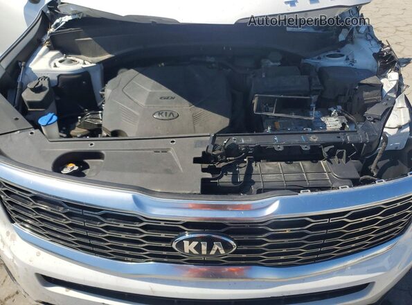 5XYP34HCXMG161368 2021 KIA TELLURIDE White Vista del compartimento del motor