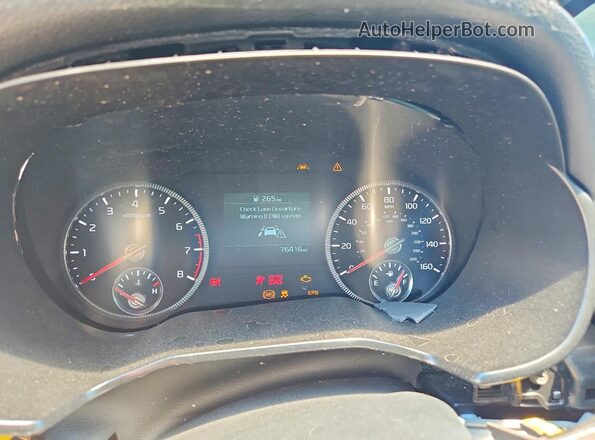 5XYP34HCXMG161368 2021 KIA TELLURIDE White Vista del cuadro de instrumentos