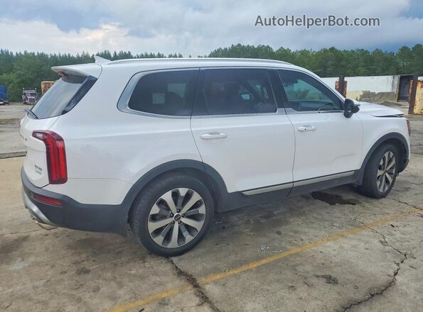 5XYP34HCXMG170605 2021 KIA TELLURIDE White უკანა მარჯვენა