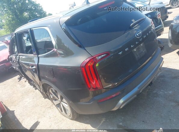 5XYP34HCXMG182513 2021 KIA TELLURIDE Gray Հետևի ձախ