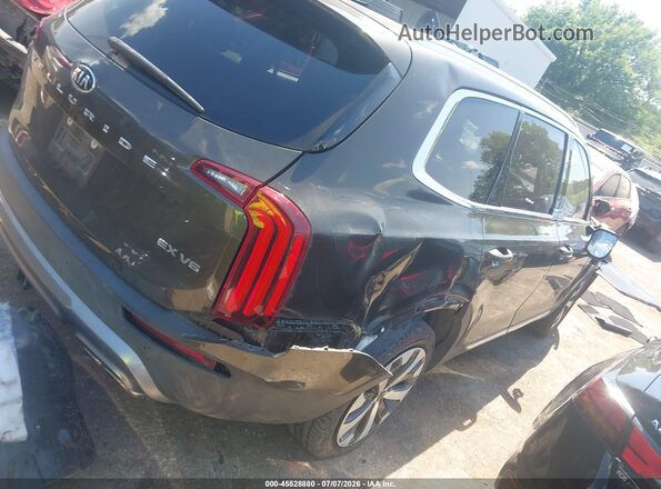 5XYP34HCXMG182513 2021 KIA TELLURIDE Gray Սալոնի հետևի տեսք