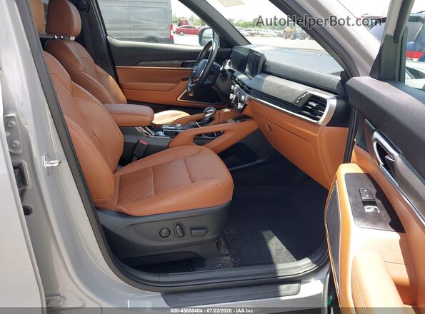 5XYP3DGC0PG384220 2023 KIA TELLURIDE Gray წინა სალონის ხედი