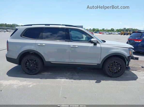 5XYP3DGC0PG384220 2023 KIA TELLURIDE Gray უკანა სალონის ხედი