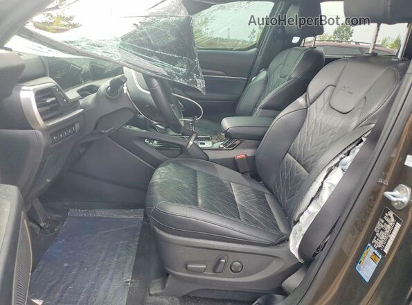 5XYP3DGC1PG340971 2023 KIA TELLURIDE Зеленый Вид салона спереди