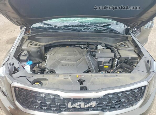 5XYP3DGC1PG340971 2023 KIA TELLURIDE Зеленый Вид подкапотного пространства