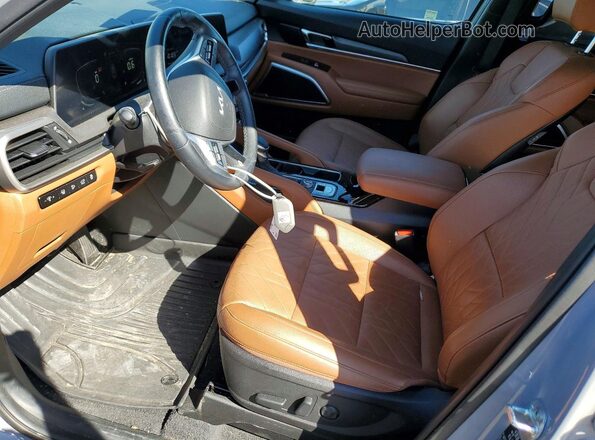 5XYP3DGC1PG392214 2023 KIA TELLURIDE Gray Вид салону спереду