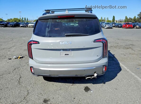 5XYP3DGC1PG392214 2023 KIA TELLURIDE Gray Вид ззаду