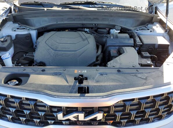 5XYP3DGC1PG392214 2023 KIA TELLURIDE Gray Вид підкапотного простору
