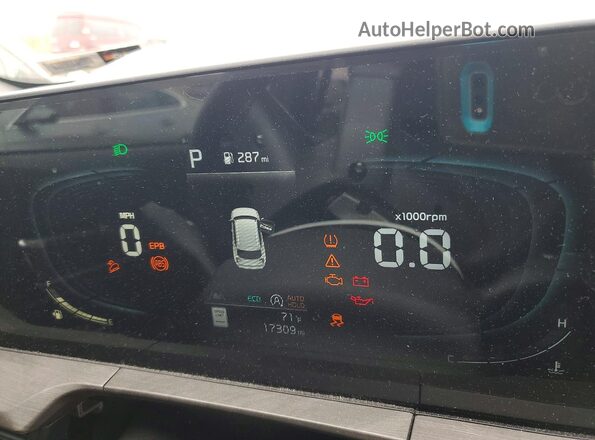 5XYP3DGC1RG463270 2024 KIA TELLURIDE Белый Вид щитка приборов