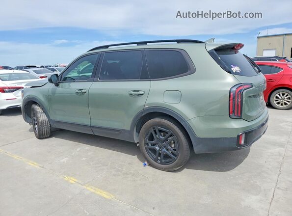 5XYP3DGC1SG579736 2025 KIA TELLURIDE Green Trasero izquierdo