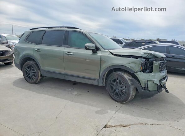 5XYP3DGC1SG579736 2025 KIA TELLURIDE Green Delantero derecho