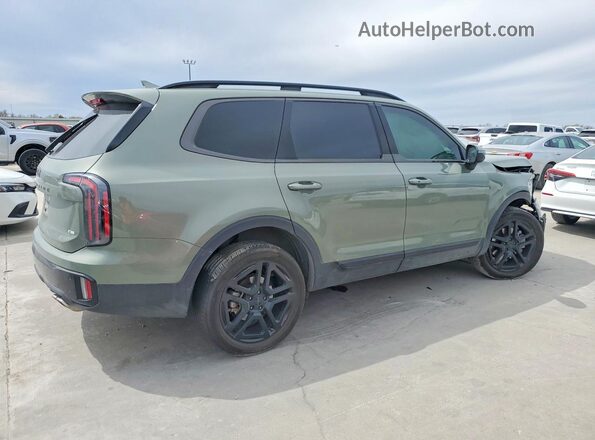 5XYP3DGC1SG579736 2025 KIA TELLURIDE Green Trasero derecho