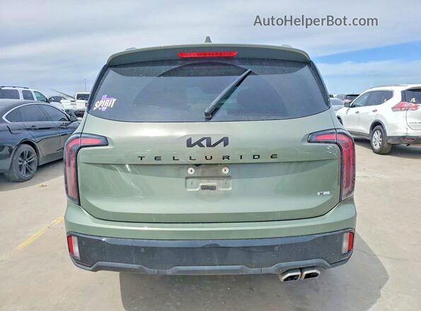 5XYP3DGC1SG579736 2025 KIA TELLURIDE Green Vista trasera