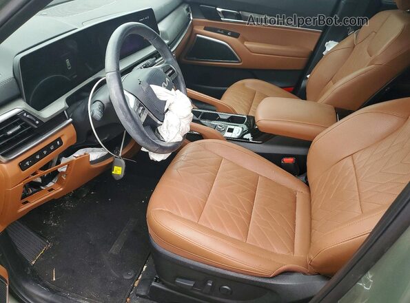 5XYP3DGC1SG579736 2025 KIA TELLURIDE Green Vista interior delantera
