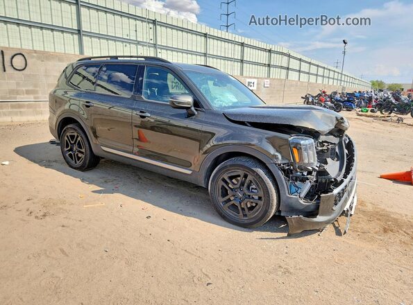 5XYP3DGC2PG410154 2023 KIA TELLURIDE Коричневый Передняя правая четверть