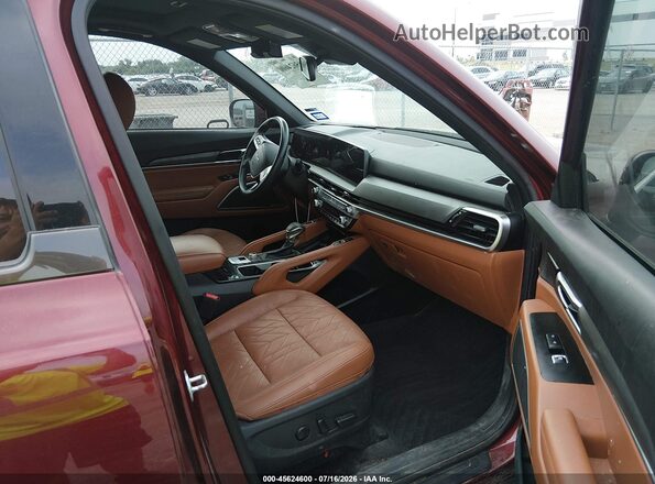 5XYP3DGC2RG419827 2024 KIA TELLURIDE Red Вид салону спереду