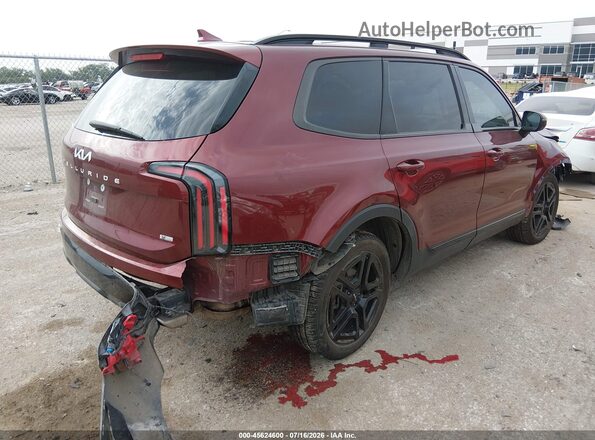 5XYP3DGC2RG419827 2024 KIA TELLURIDE Red Задня права чверть