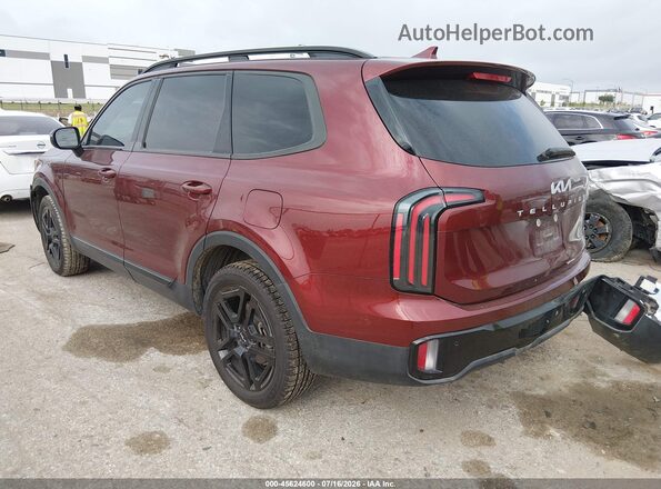 5XYP3DGC2RG419827 2024 KIA TELLURIDE Red Задня ліва чверть