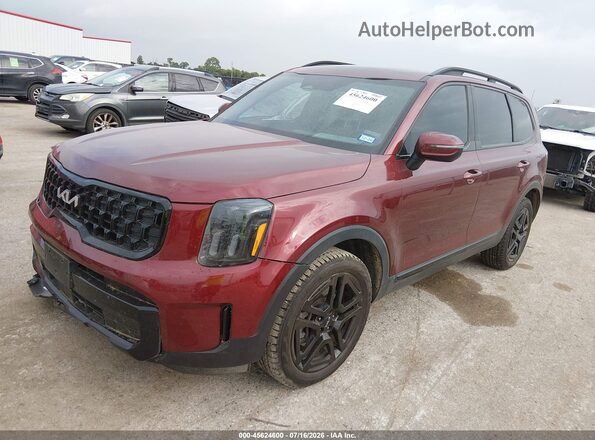 5XYP3DGC2RG419827 2024 KIA TELLURIDE Red Передня ліва чверть