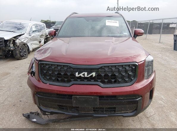 5XYP3DGC2RG419827 2024 KIA TELLURIDE Red Вид щитка приладів