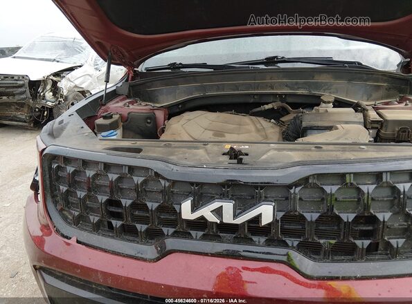 5XYP3DGC2RG419827 2024 KIA TELLURIDE Red Вид ззаду