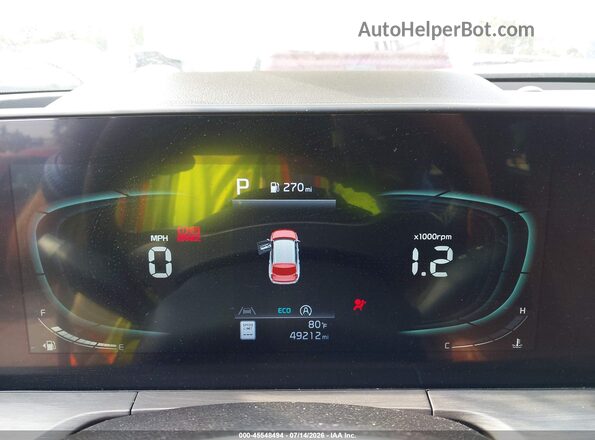 5XYP3DGC2RG444372 2024 KIA TELLURIDE Gray Vista de los asientos traseros