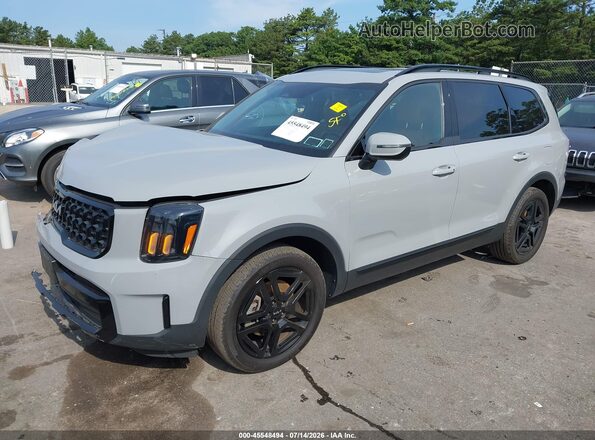 5XYP3DGC2RG444372 2024 KIA TELLURIDE Gray Vista tres cuartos delantera izquierda