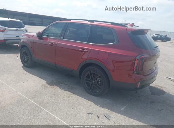 5XYP3DGC2RG538459 2024 KIA TELLURIDE Red უკანა მარცხენა