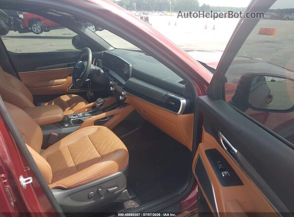 5XYP3DGC2RG538459 2024 KIA TELLURIDE Red წინა სალონის ხედი