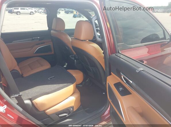 5XYP3DGC2RG538459 2024 KIA TELLURIDE Red VIN კოდის სტიკერის ხედი