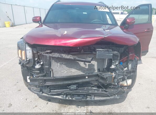 5XYP3DGC2RG538459 2024 KIA TELLURIDE Red წინა ხედი