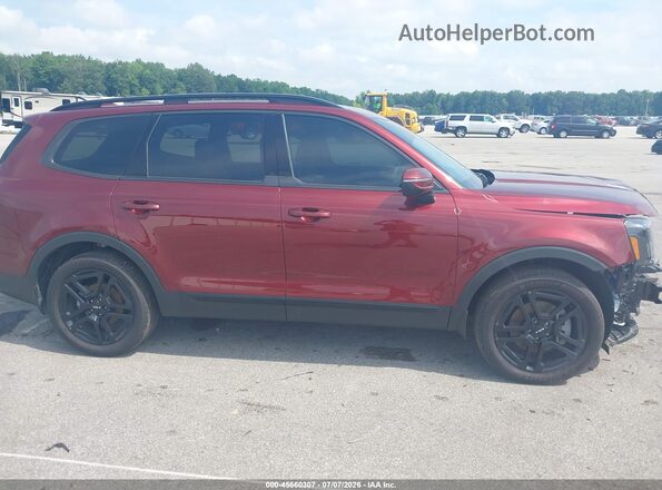 5XYP3DGC2RG538459 2024 KIA TELLURIDE Red სალონის 360-გრადუსიანი ხედი
