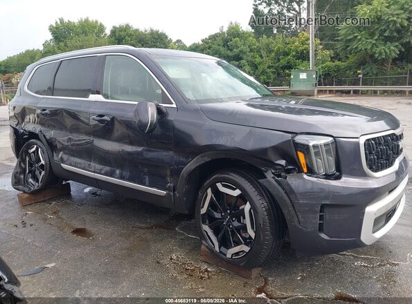 5XYP3DGC2SG607284 2025 KIA TELLURIDE Black Widok wnętrza z tyłu