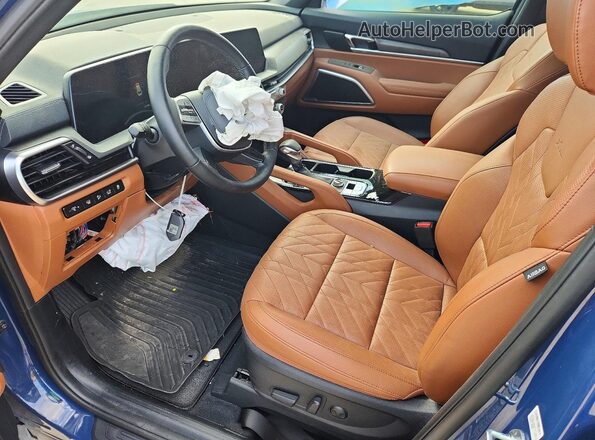 5XYP3DGC3SG581682 2025 KIA TELLURIDE Синий Вид салона спереди