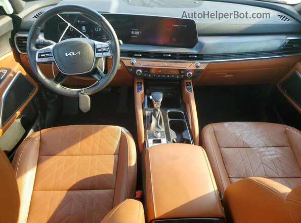 5XYP3DGC4RG476238 2024 KIA TELLURIDE Green Dashboard view