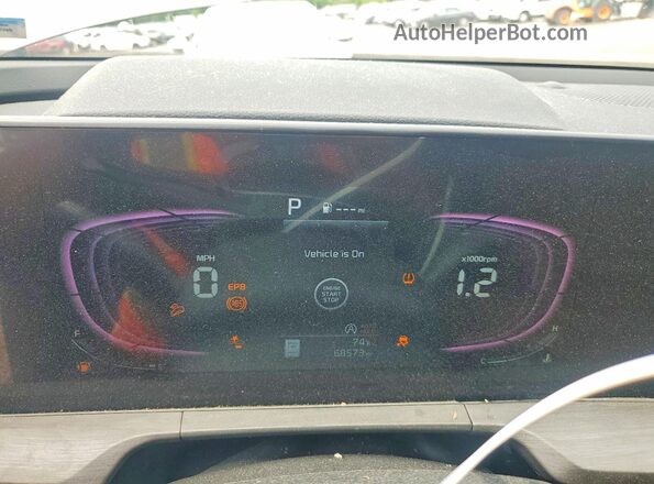 5XYP3DGC4RG519721 2024 KIA TELLURIDE Gray Սարքավորումների վահանակի տեսք