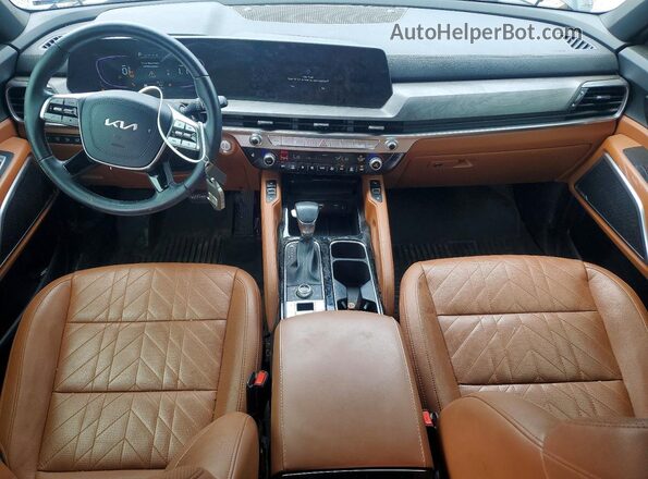 5XYP3DGC4RG519721 2024 KIA TELLURIDE Gray Առջևի վահանակի տեսք