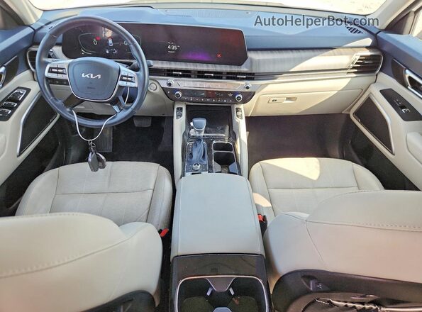 5XYP3DGC5PG336616 2023 KIA TELLURIDE White Вид панелі приладів