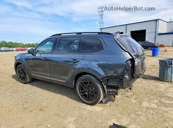 5XYP3DGC5PG343422 2023 KIA TELLURIDE Gray Trasero izquierdo